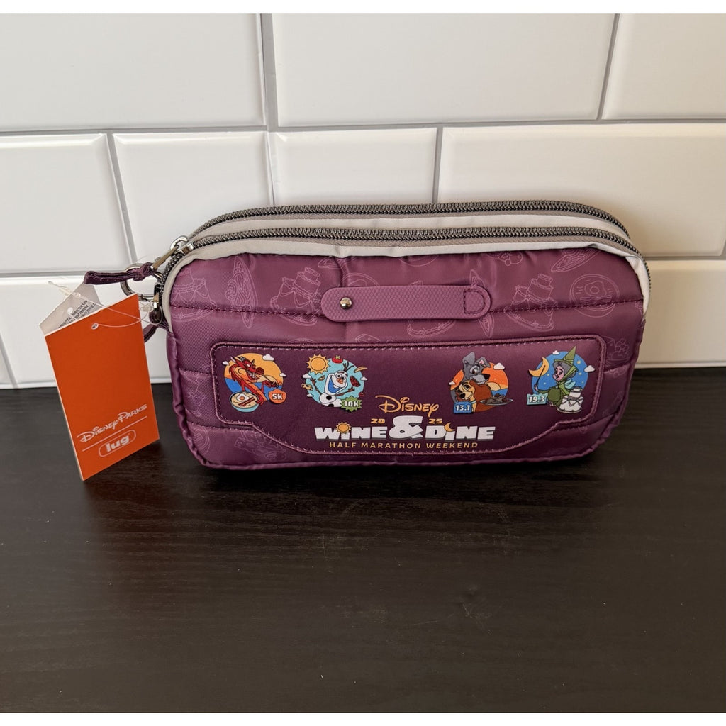 Disney Parks x Lug runDisney Wine & Dine Half Marathon Belt Bag / Fanny Pack NEW
