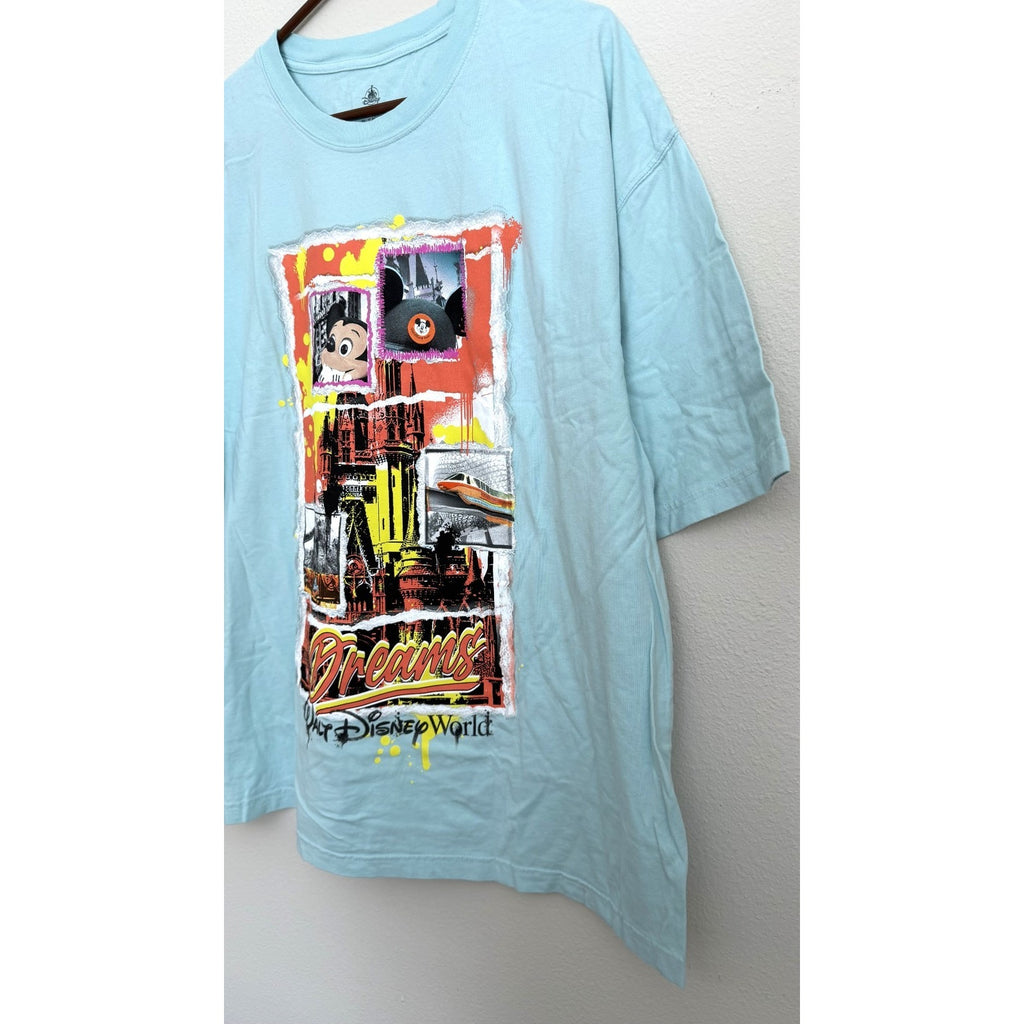 NEW Disney Parks 2025 WDW Dream Mickey Castle T-Shirt - OVERSIZED Large (L) NWT