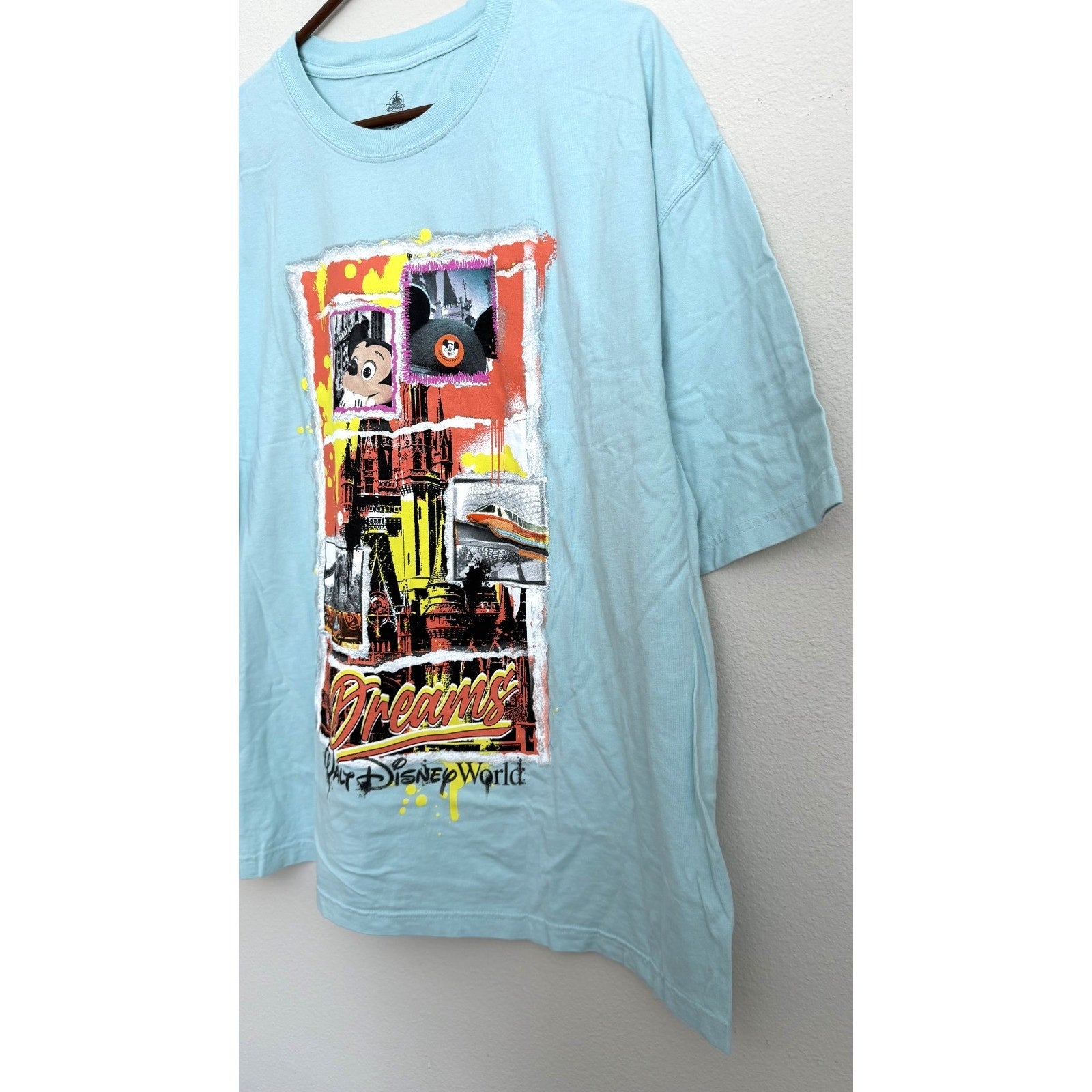 NEW Disney Parks 2025 WDW Dream Mickey Castle T-Shirt - OVERSIZED Large (L) NWT
