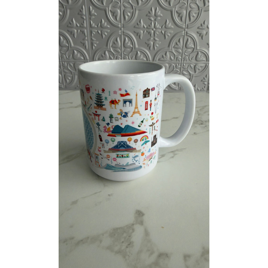 Epcot World Showcase Spaceship Earth Coffee Mug