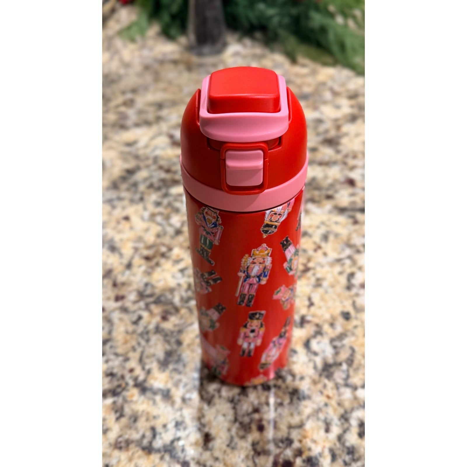 NWT Simply Belle "Holiday Nutcracker" Stainless Steel Bottle — 24 oz