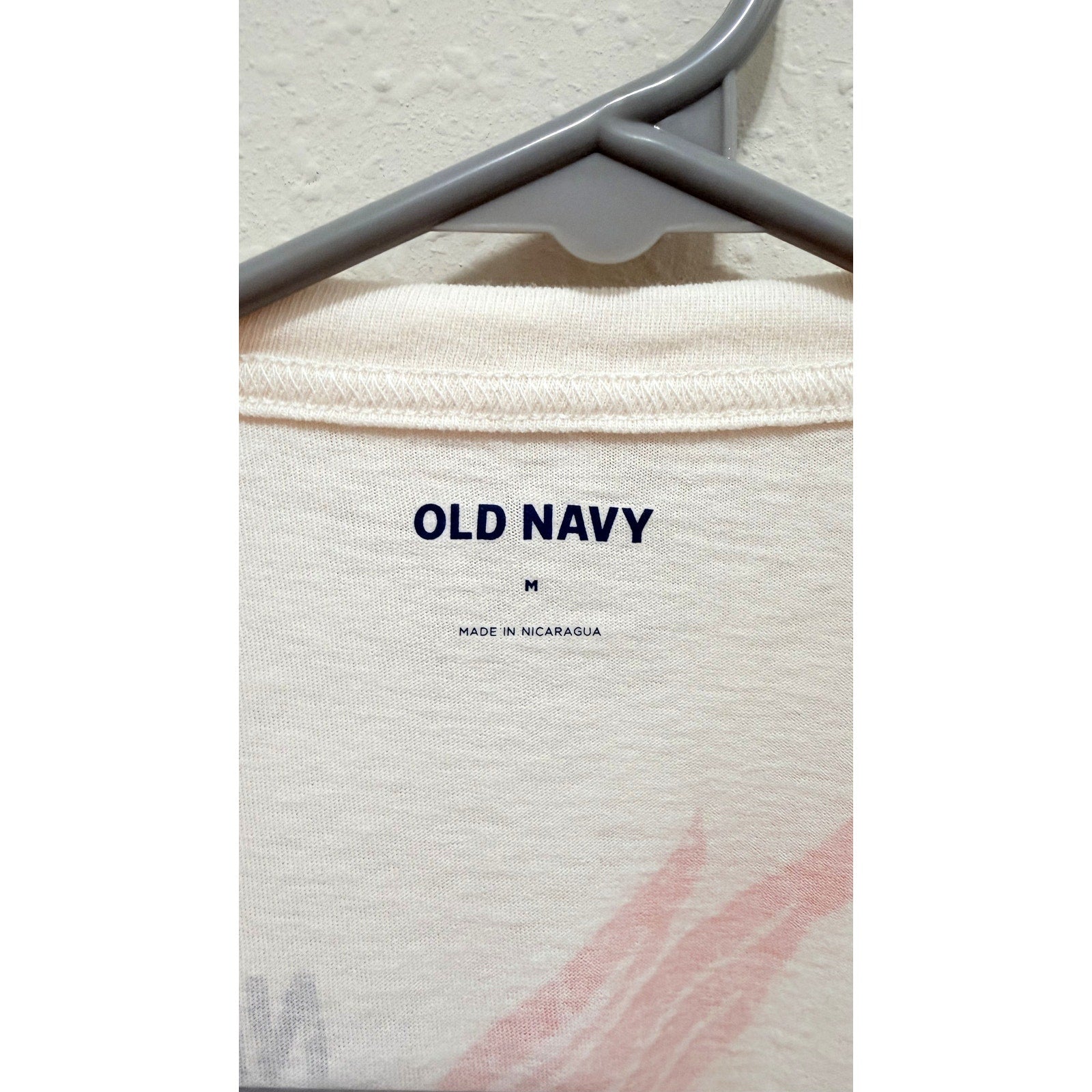 Old Navy Licensed Chevron Gasolines Graphic Cropped T-Shirt Medium NWT