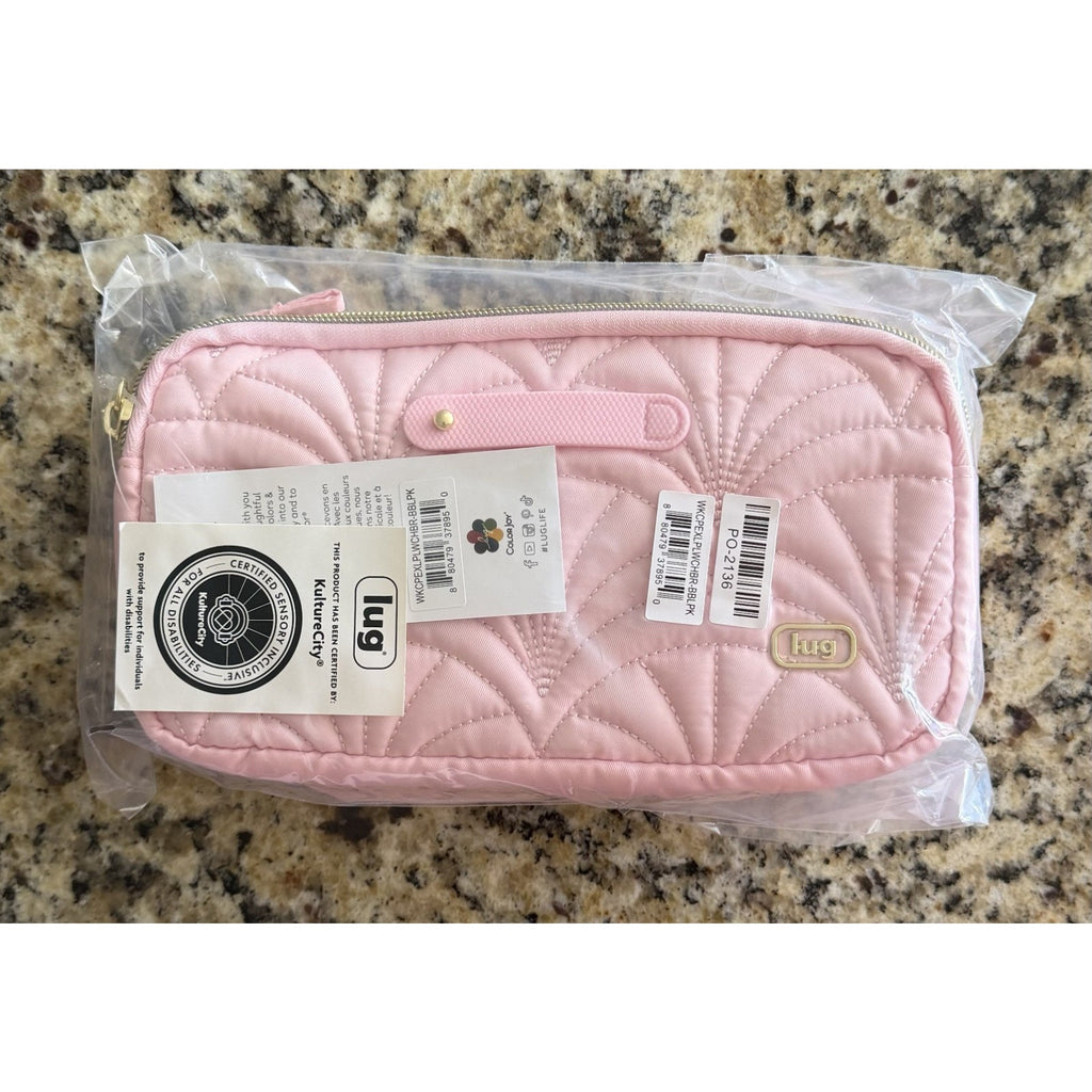 NEW! Wicked x Lug Coupe XL Plus Convertible Crossbody RFID Belt Bag Bubble Pink