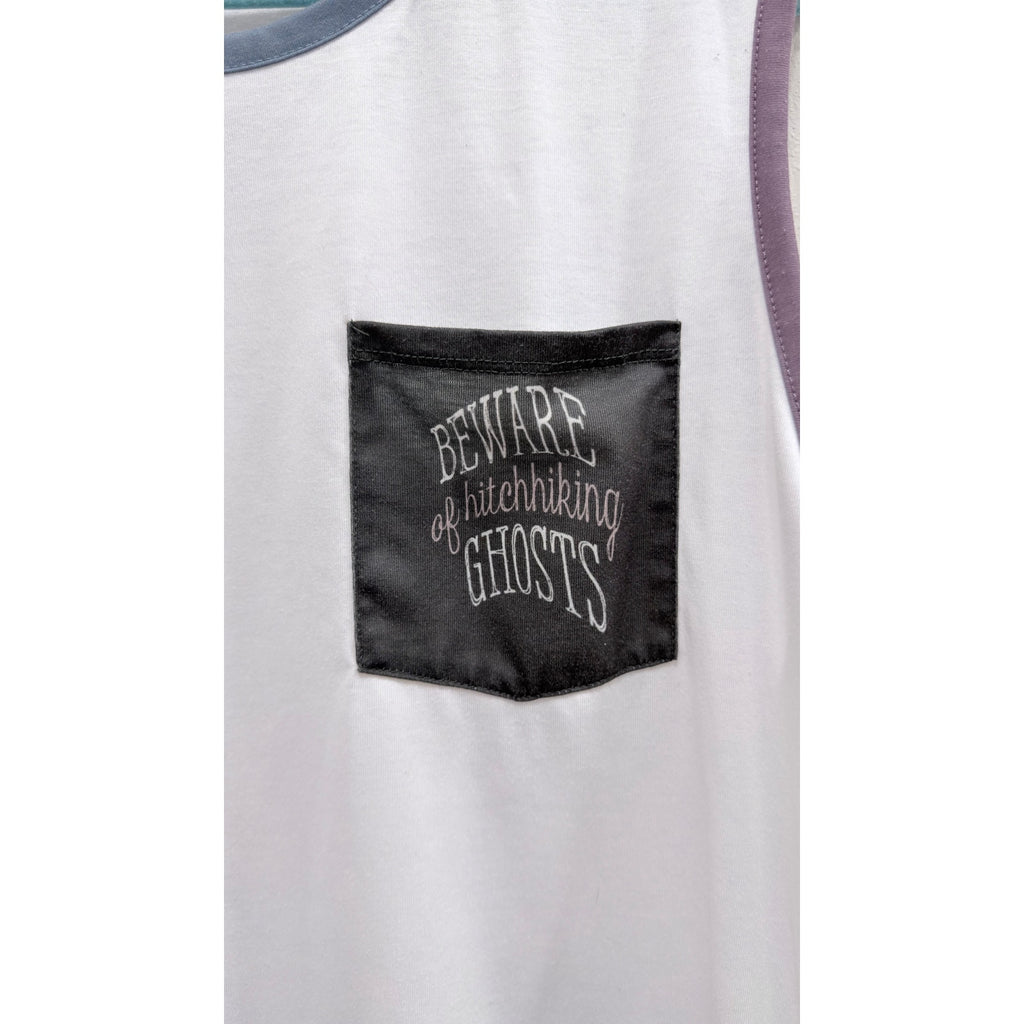 Disney Haunted Mansion Hitchhiking Ghosts Tank Top Adult XL Colorblock Preowned