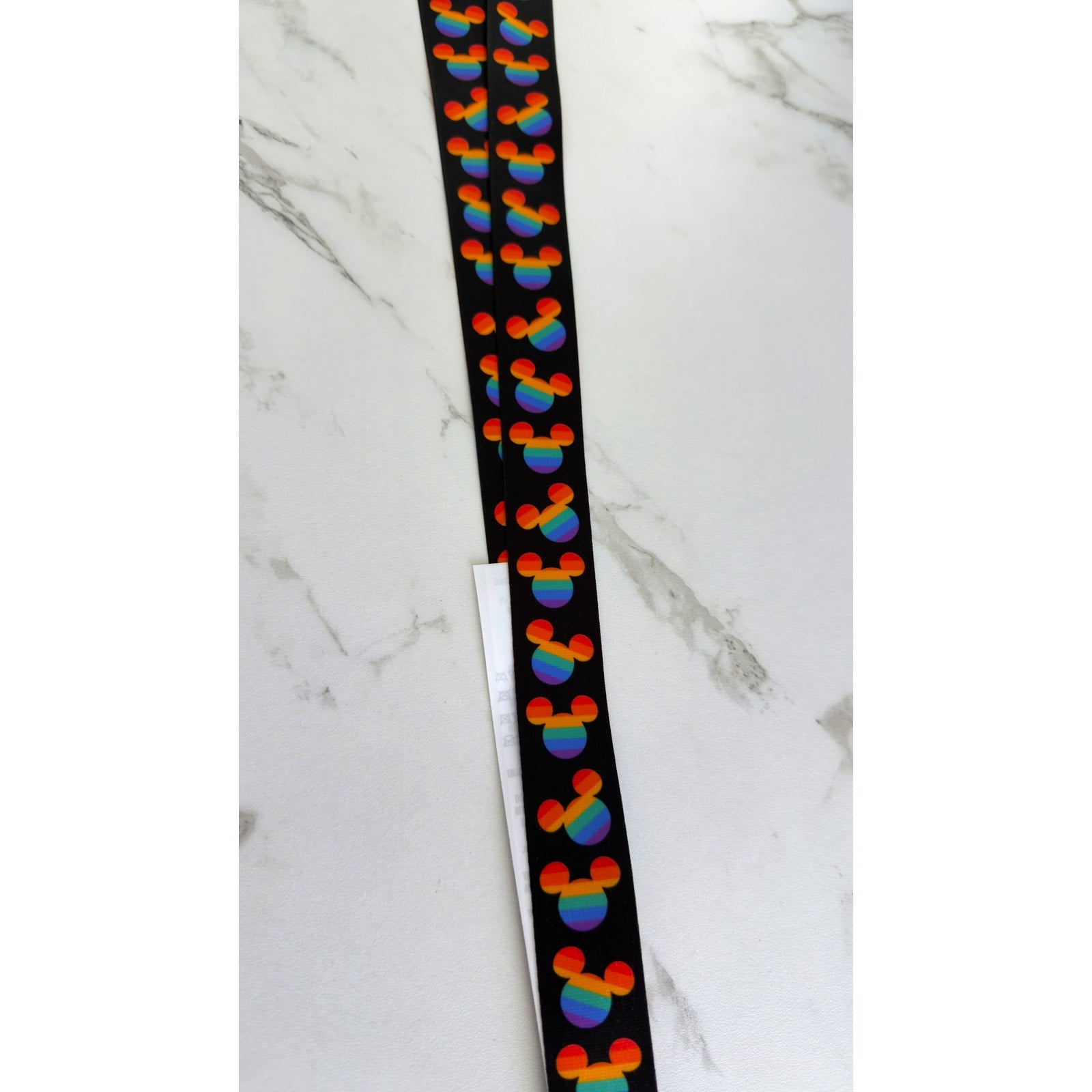 Disney Parks Pride Collection Reversible Pin Trading Lanyard Rainbow Mickey NWT