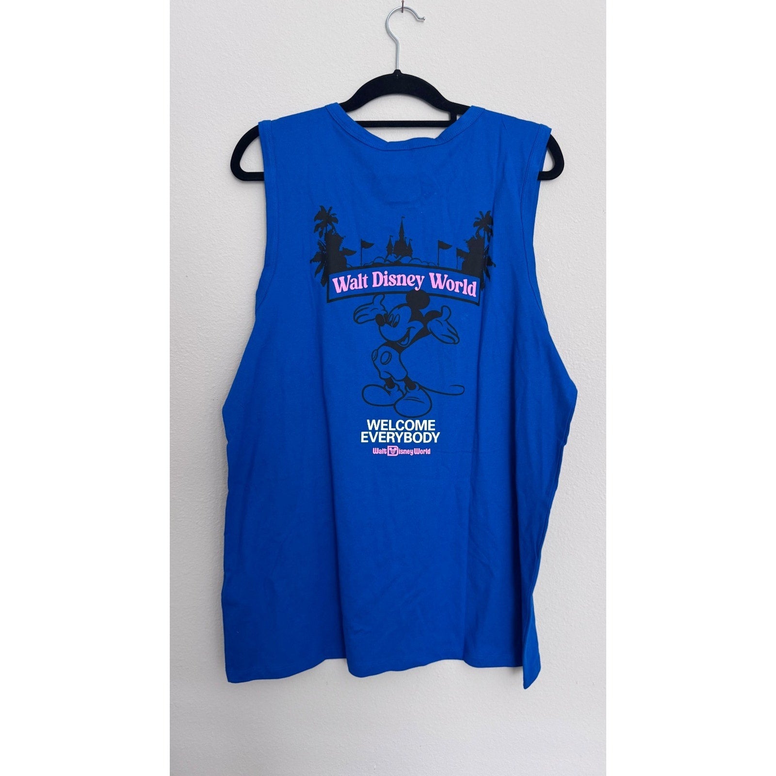 NWT Disney Parks Walt Disney World Mickey Mouse Royal Blue Tank Top Large
