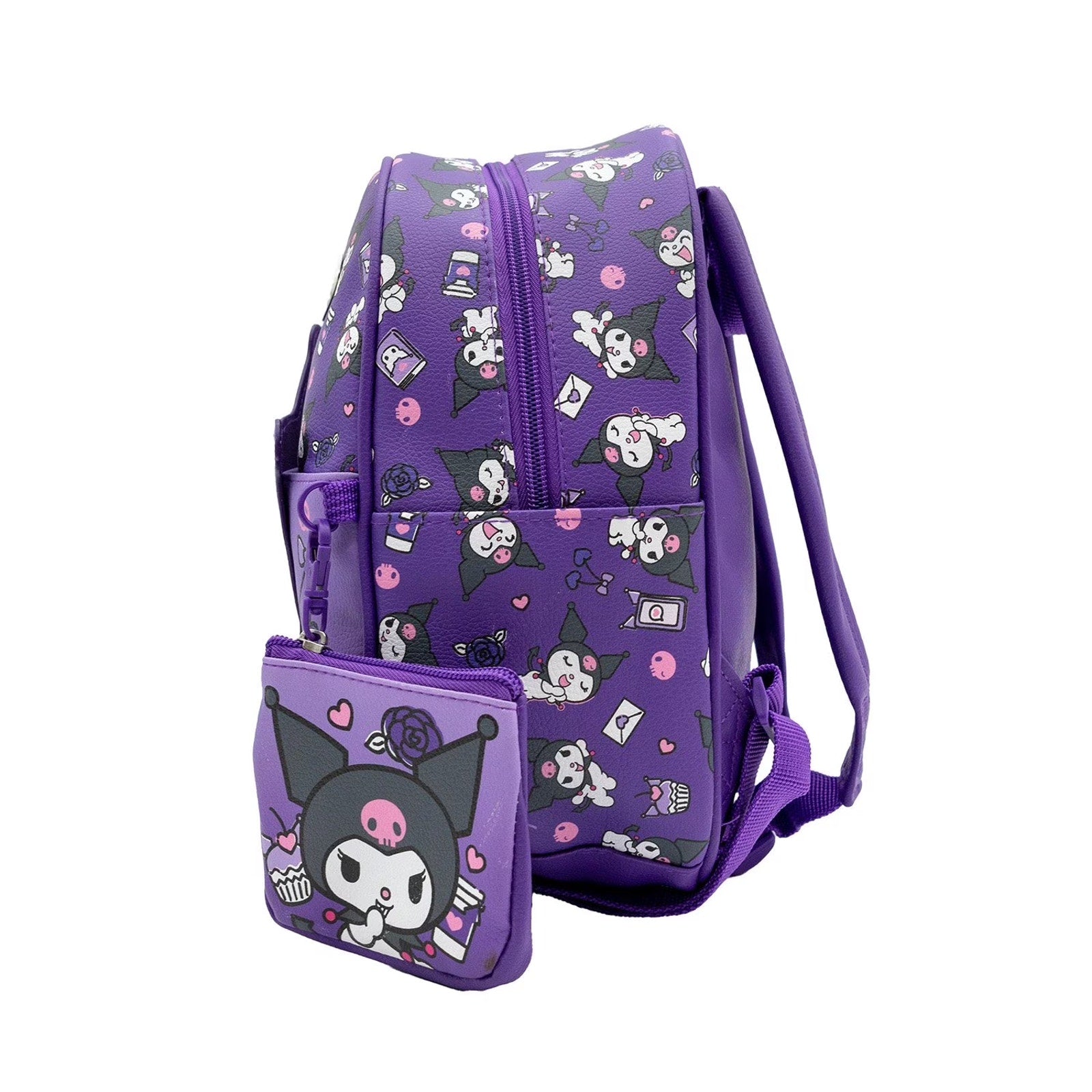 NEW Kuromi 10.5" Mini Backpack with Coin Purse