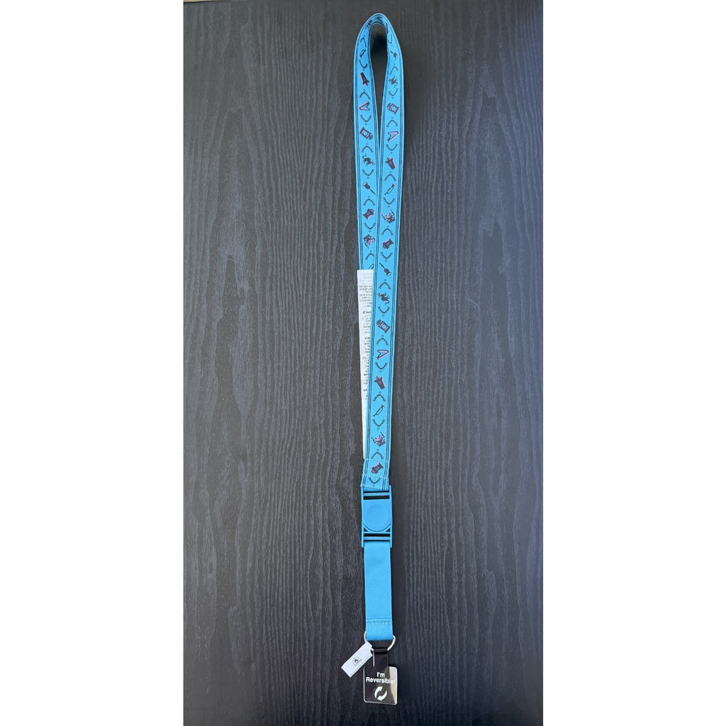NEW Disney Parks Haunted Mansion Reversible Lanyard – Clock & Instruments
