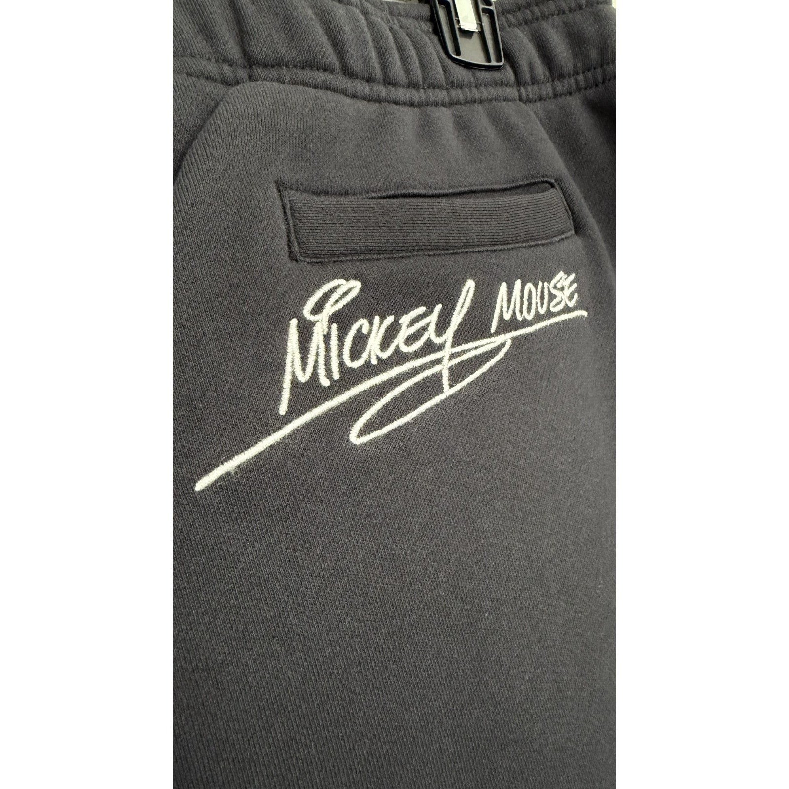 NEW! Disney Parks Mickey Mouse Jogger Pants - Black Adult Large