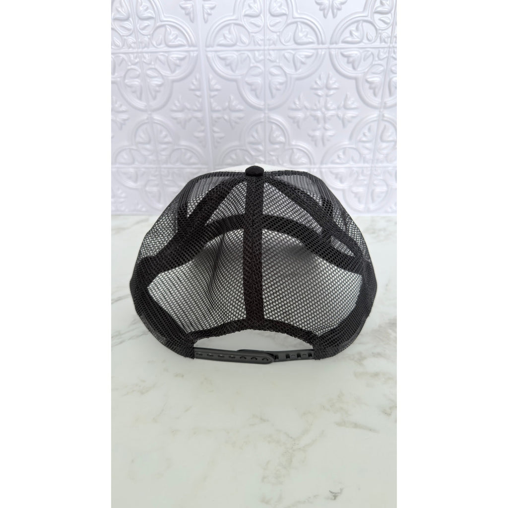 NEW Disney Parks Mickey Mouse Classic Snapback Trucker Hat Cap Black White