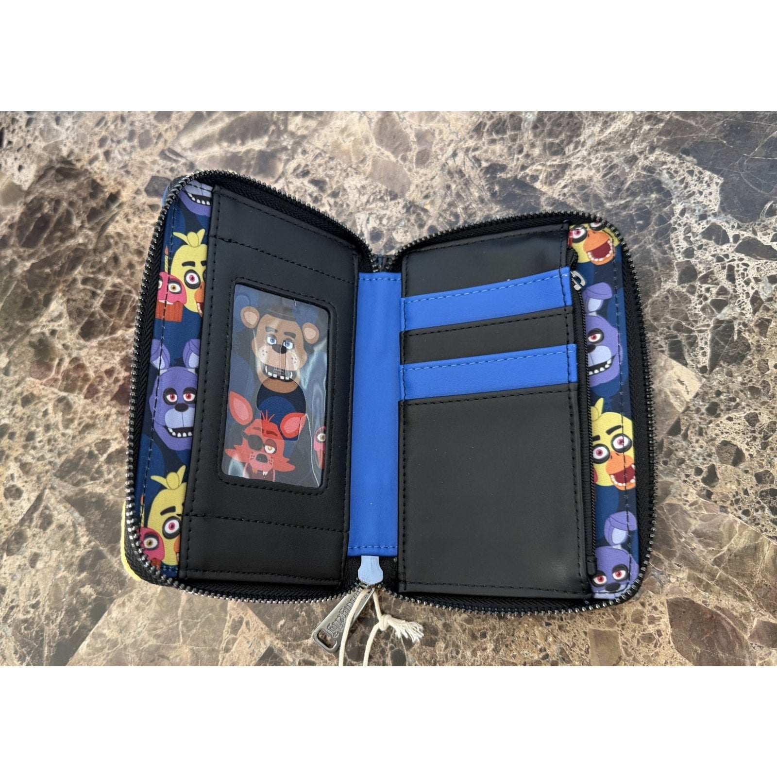 Loungefly Five Nights at Freddy's Chica Plush Small Zip Wallet NWT