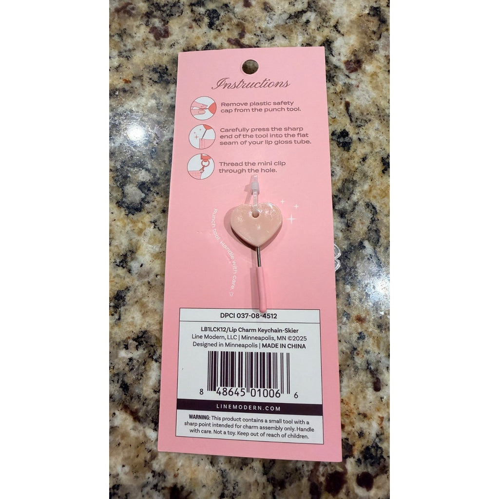 Studio Artifact Lip Charm Keychain - Skier (New)