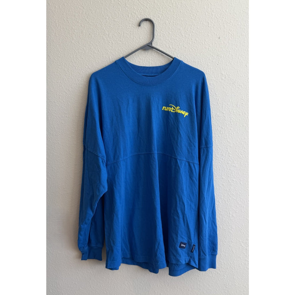 NWT Disney Parks x RunDisney Spirit Jersey Blue & Yellow Size Large