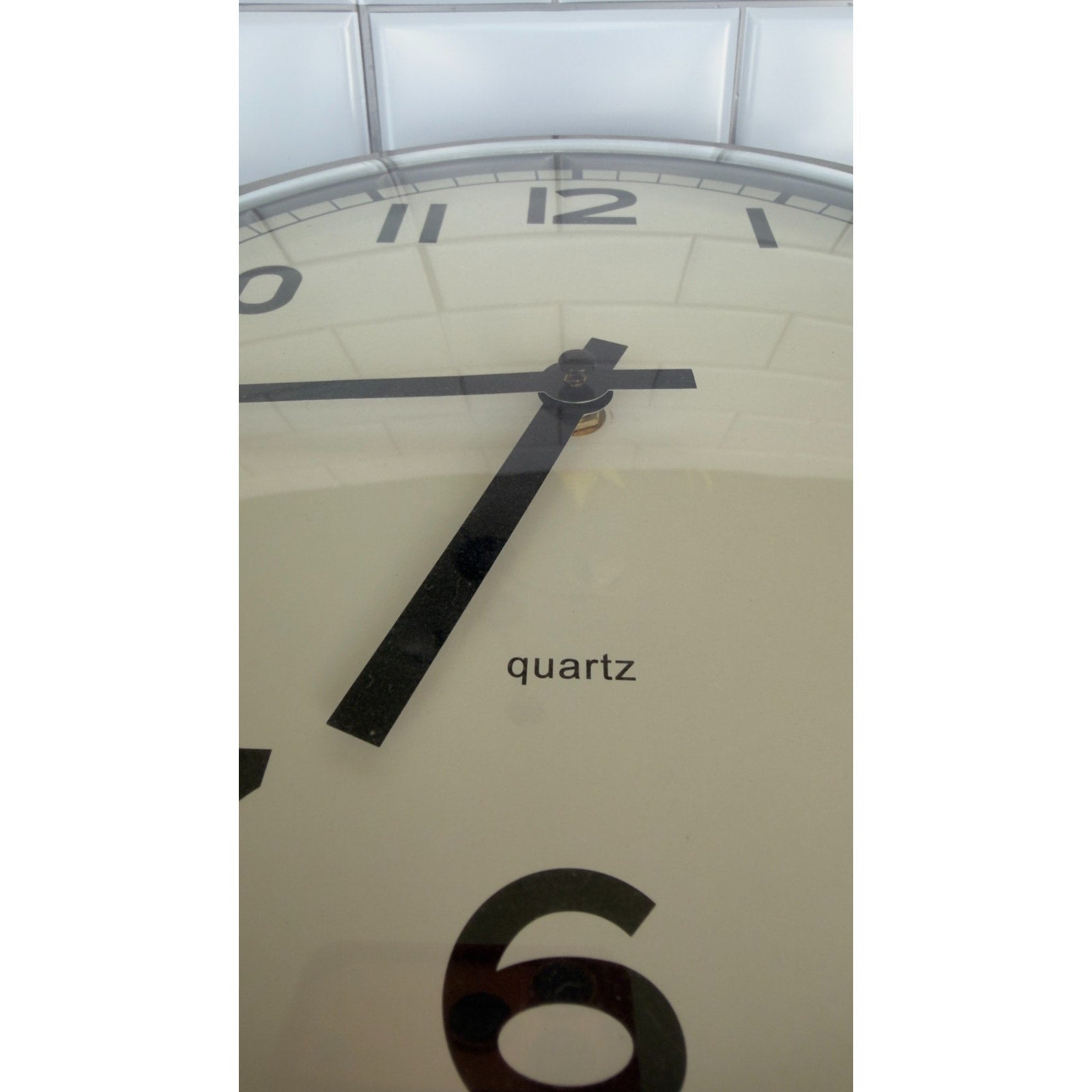 IKEA PUGG Stainless Steel Wall Clock — Silent Movement Analogue