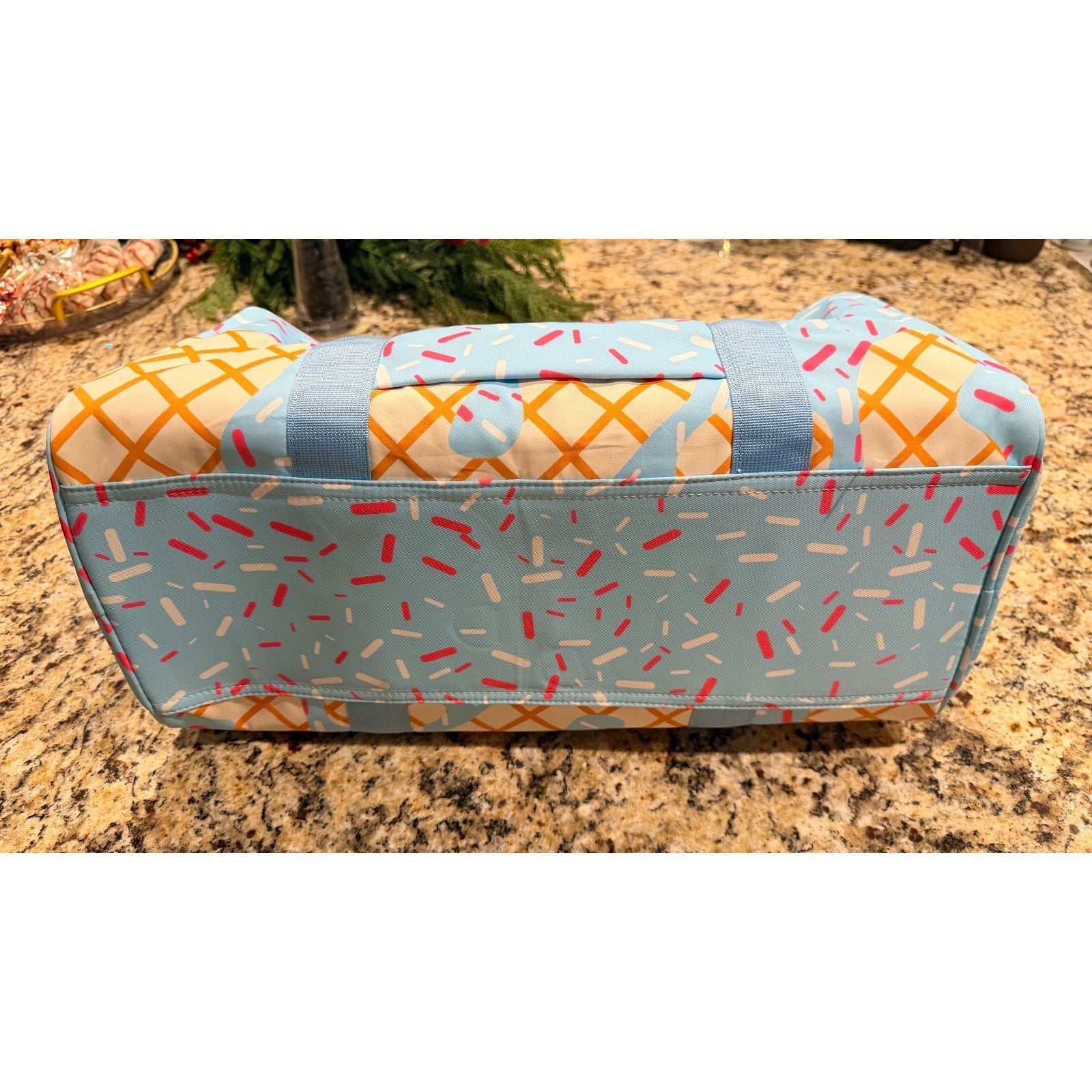 Sweet Treats: Ice Cream Pattern Canvas Duffle Bag - NWOT