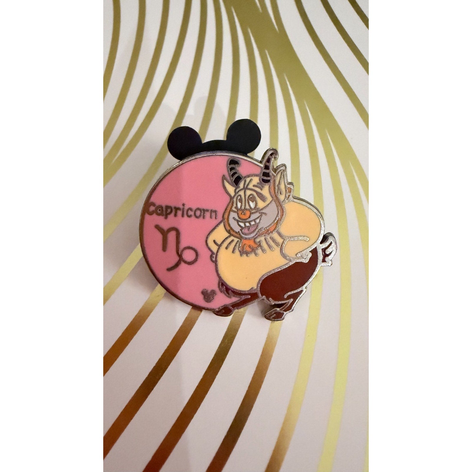 Disney Parks 2012 Hidden Mickey Zodiac Series Pin - Capricorn