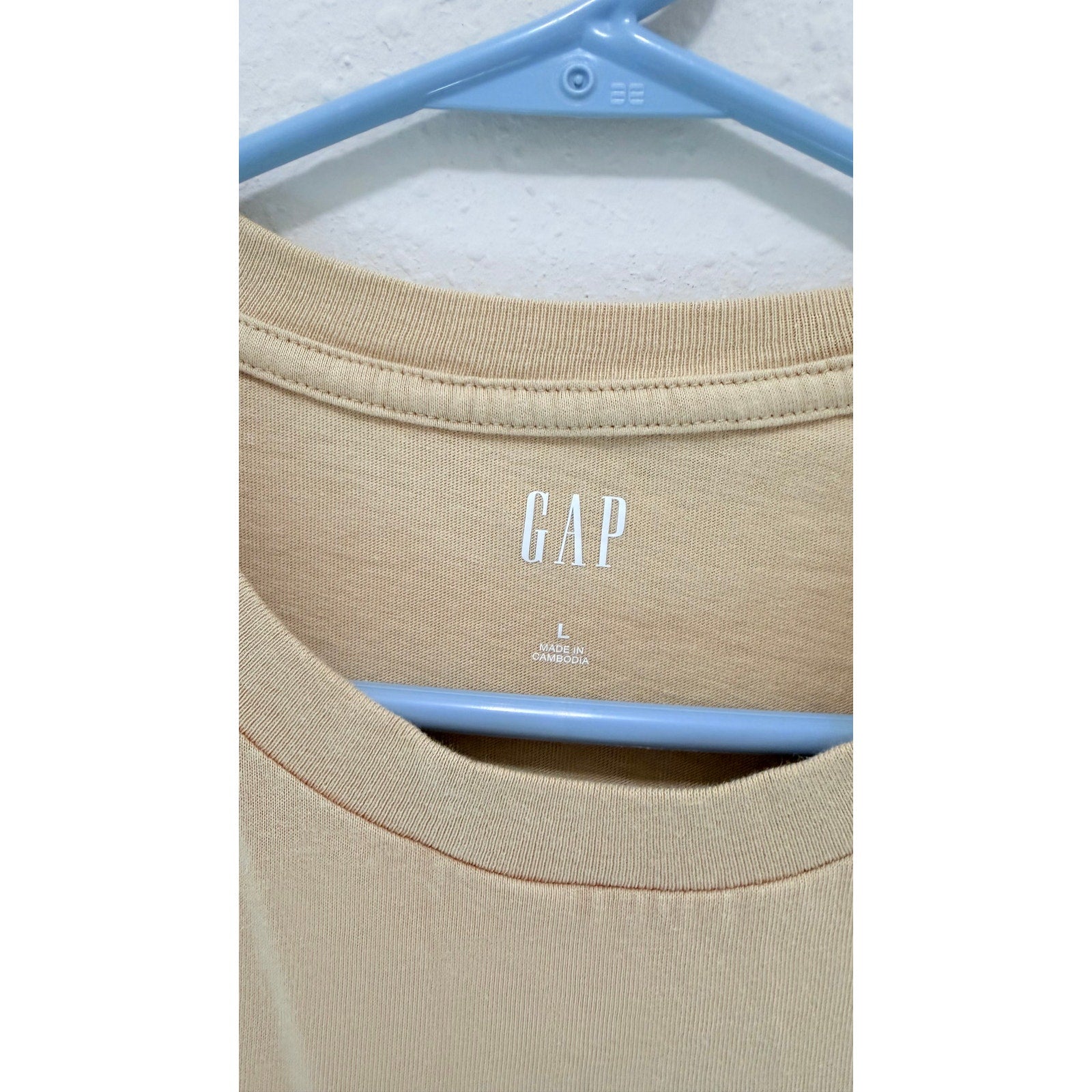Gap Men's Classic Logo Graphic Tee – Blue – Large – NWOT