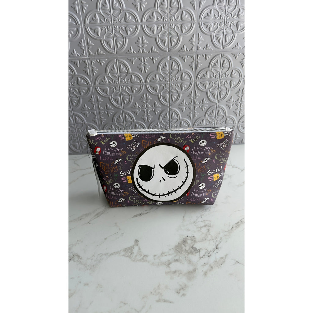 Disney The Nightmare Before Christmas Jack Skellington Makeup Bag NEW