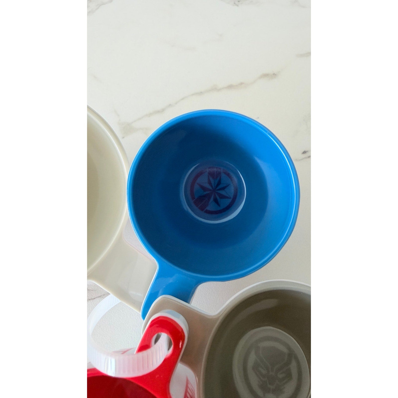 Disney Parks Marvel Avengers Ceramic Measuring Cups Set 4 Stackable NWT