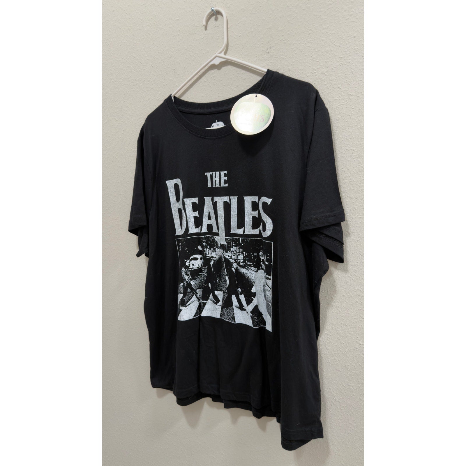 The Beatles Abbey Road Graphic T-Shirt Black Men's Size XL NWT Primark