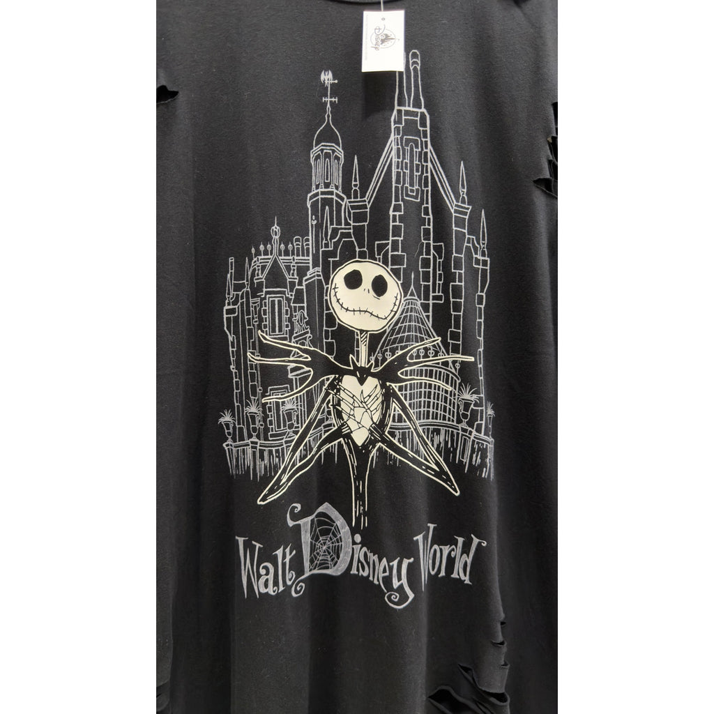 Disney Our Universe Nightmare Before Christmas Distressed T-Shirt XL NWT