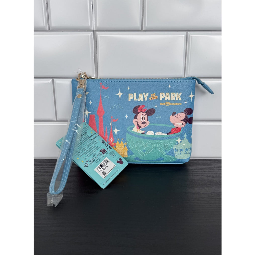 Disney Parks Light-Up "Play in the Park" Wristlet Pouch NWT