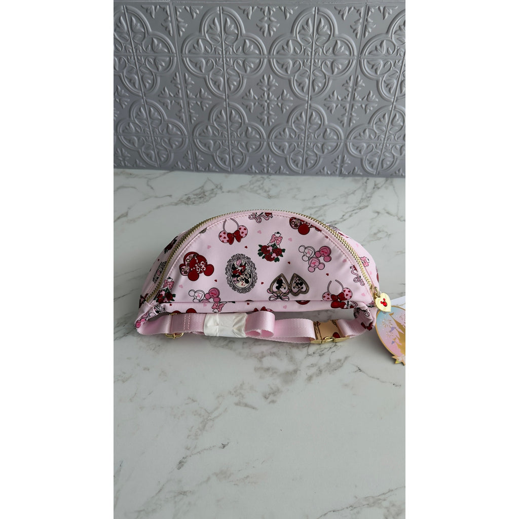Disney Parks Stoney Clover Lane Mickey Minnie Valentine’s Day Belt Bag NEW