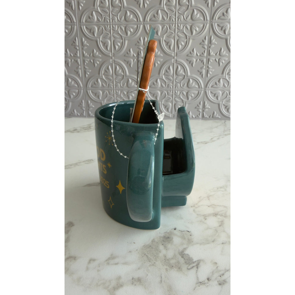 Disney Jollywood Nights 2025 Mug Spoon Ollie Gingerbread Hollywood Studios NEW