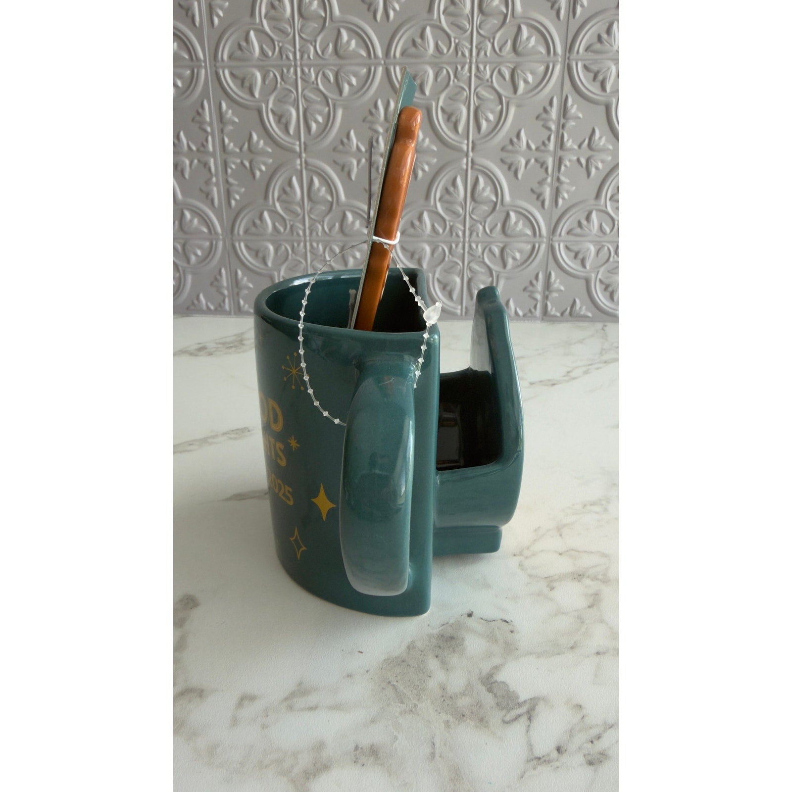 Disney Jollywood Nights 2025 Mug Spoon Ollie Gingerbread Hollywood Studios NEW
