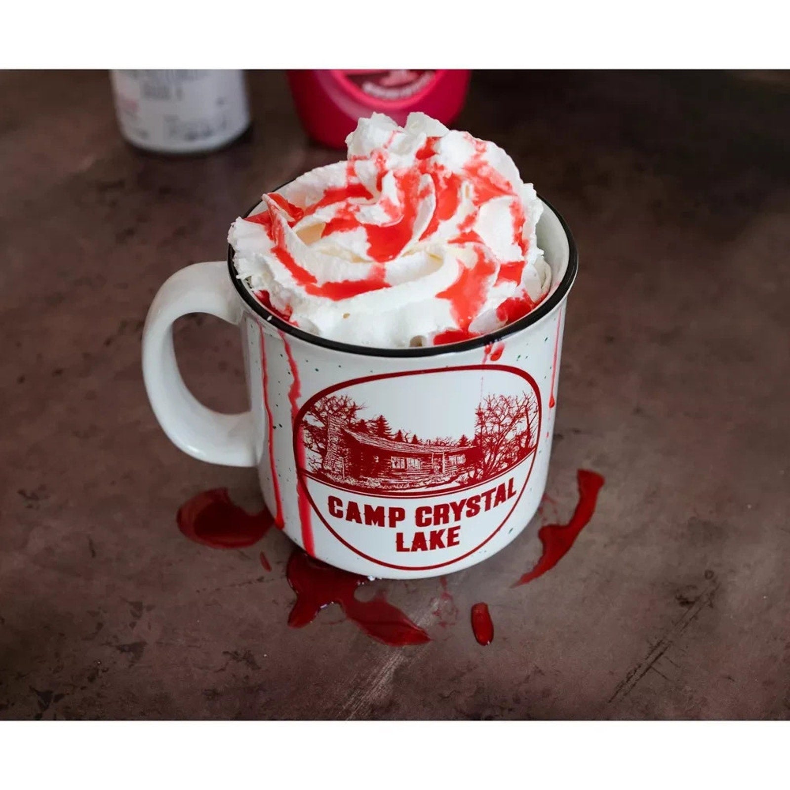 Silver Buffalo Friday the 13th Camp Crystal Lake Ceramic Mug - 20oz NEW
