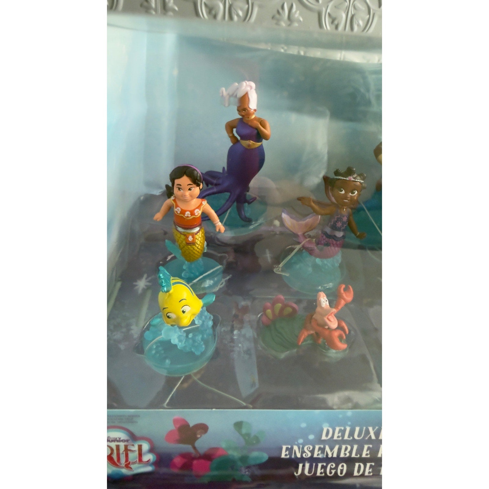 Disney Junior Ariel Deluxe Figurine Set 9 Piece Playset NIB