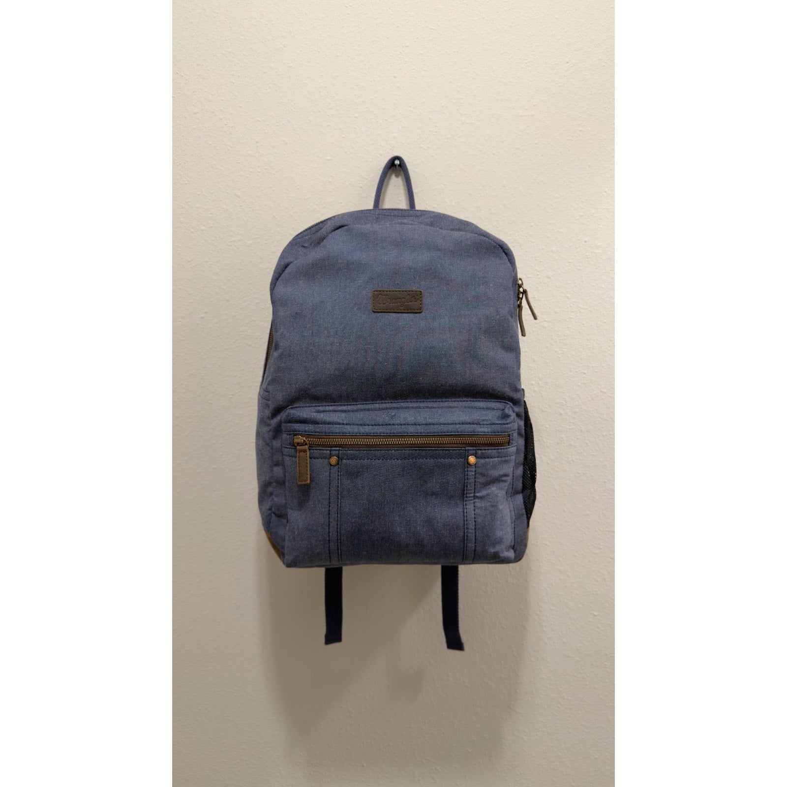 NWT Wrangler Kayce Canvas Backpack - Blue Denim Western Laptop Bag