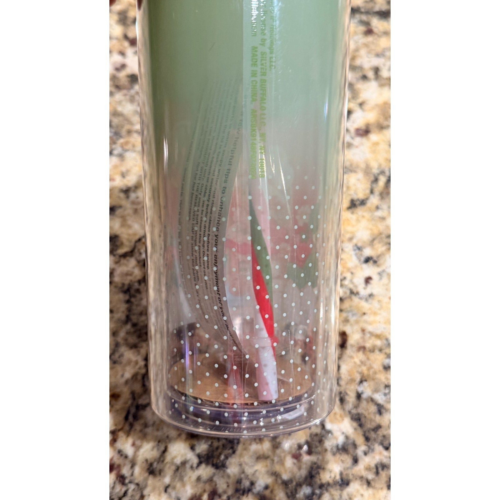 NEW Silver Buffalo Strawberry Shortcake 20oz Insulated Plastic Tumbler