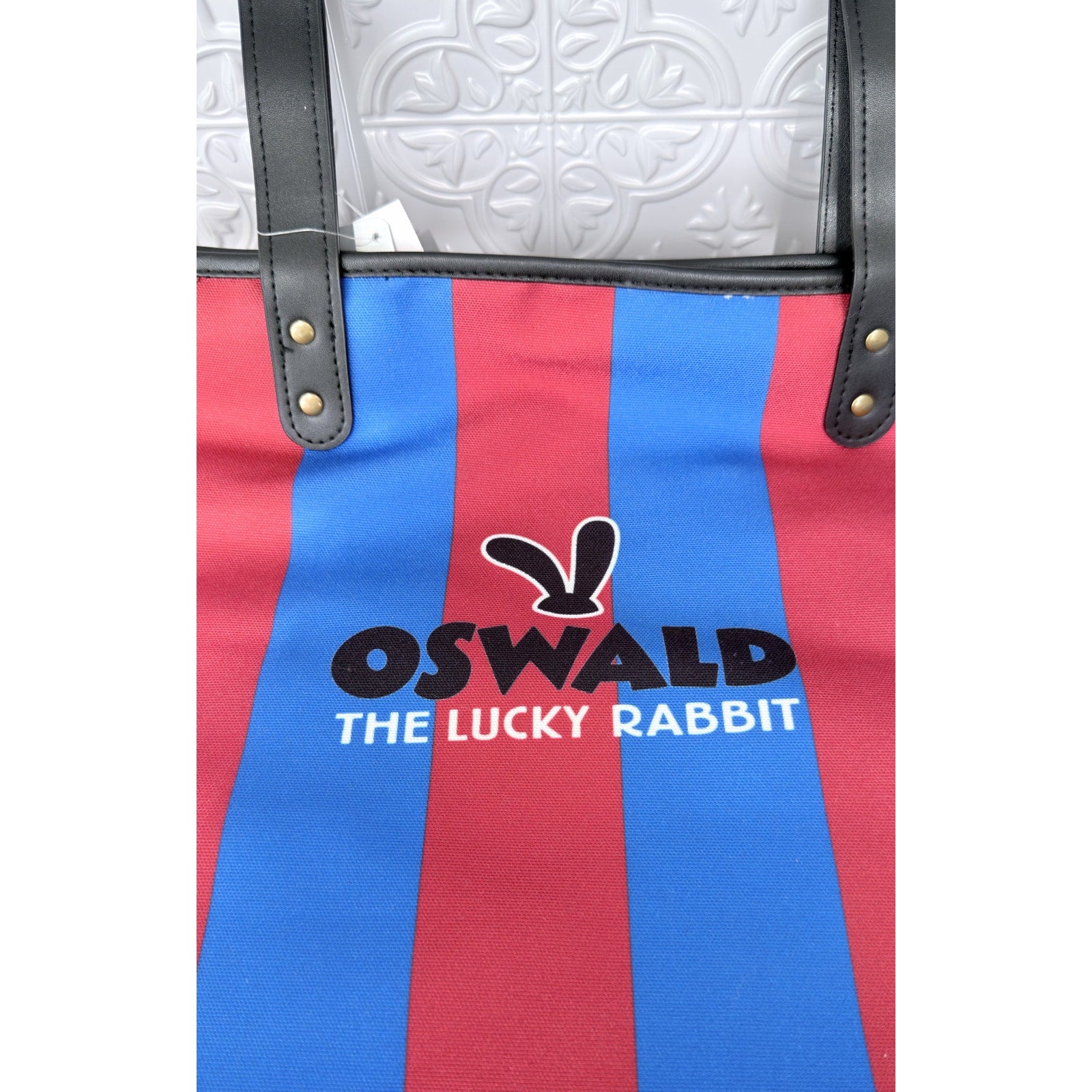 Disney100 Oswald the Lucky Rabbit "Rival Romeos" Tote Bag NEW