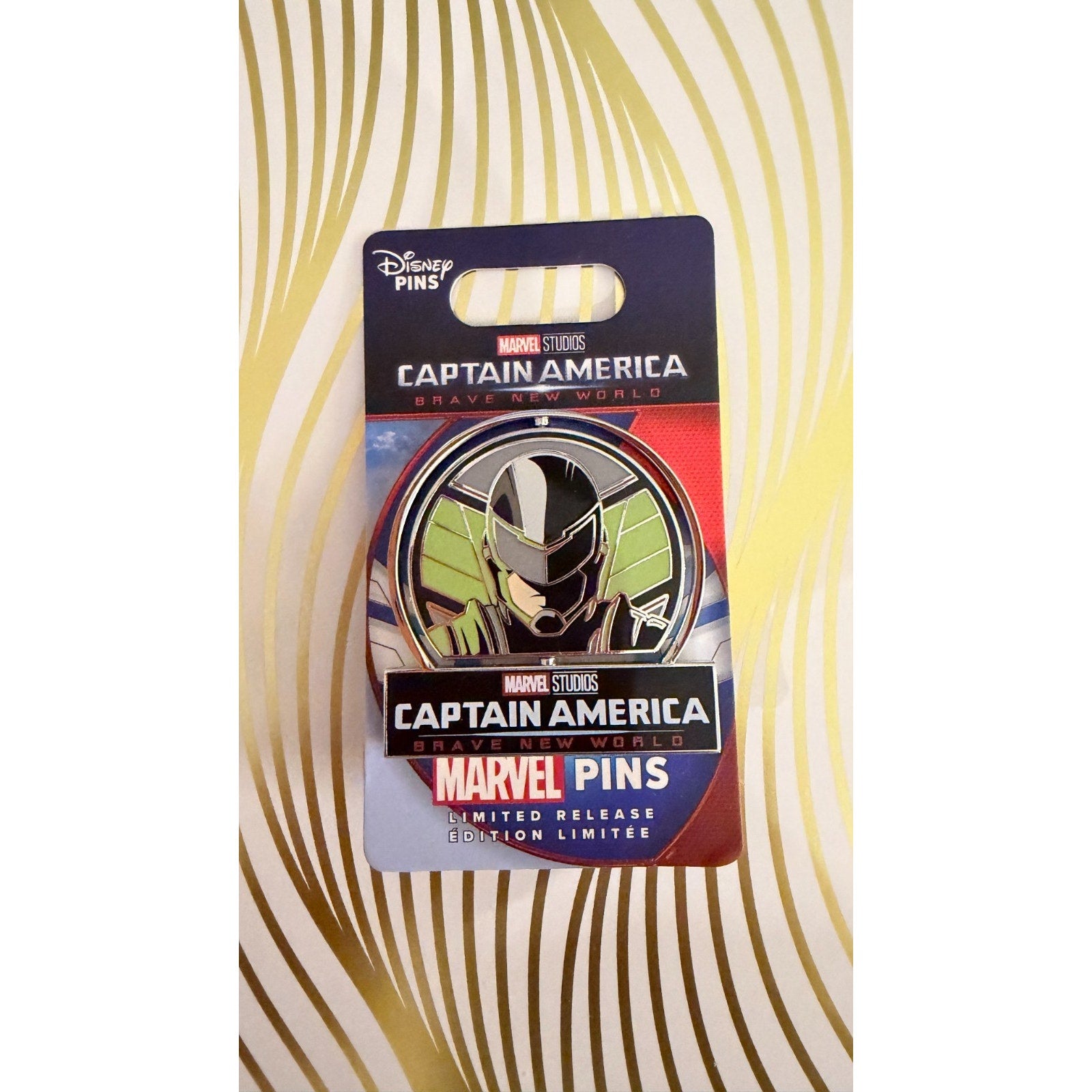 Disney Parks Captain America Brave New World Capain America/Falcon Spinner Pin