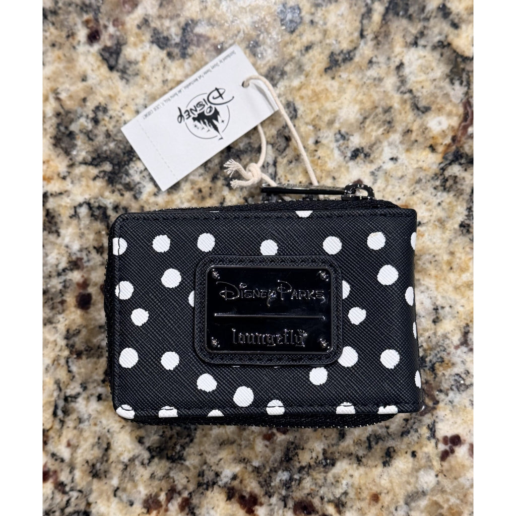 Disney Parks Loungefly Minnie Mouse Accordion Card Holder Wallet NEW