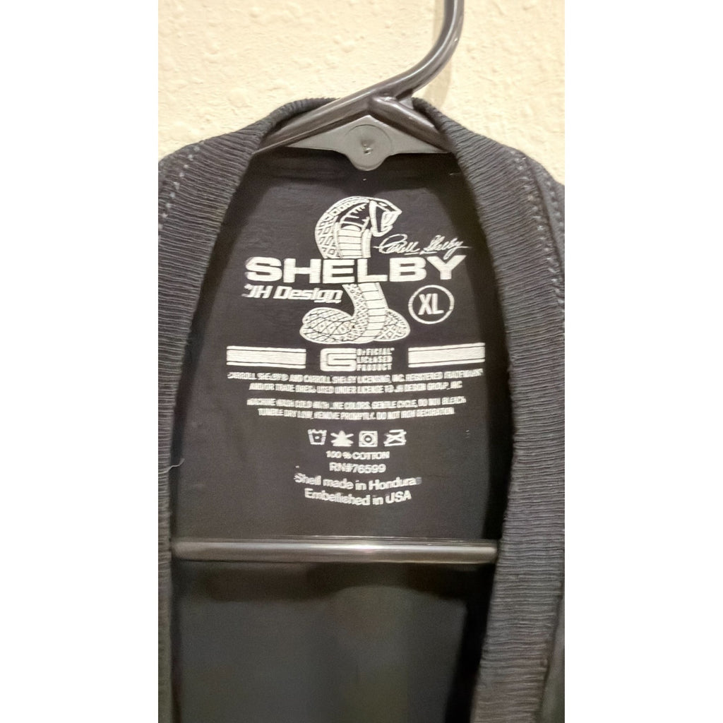 JH Design Men's Shelby Cobra Snake T-Shirt - Black - Size XL