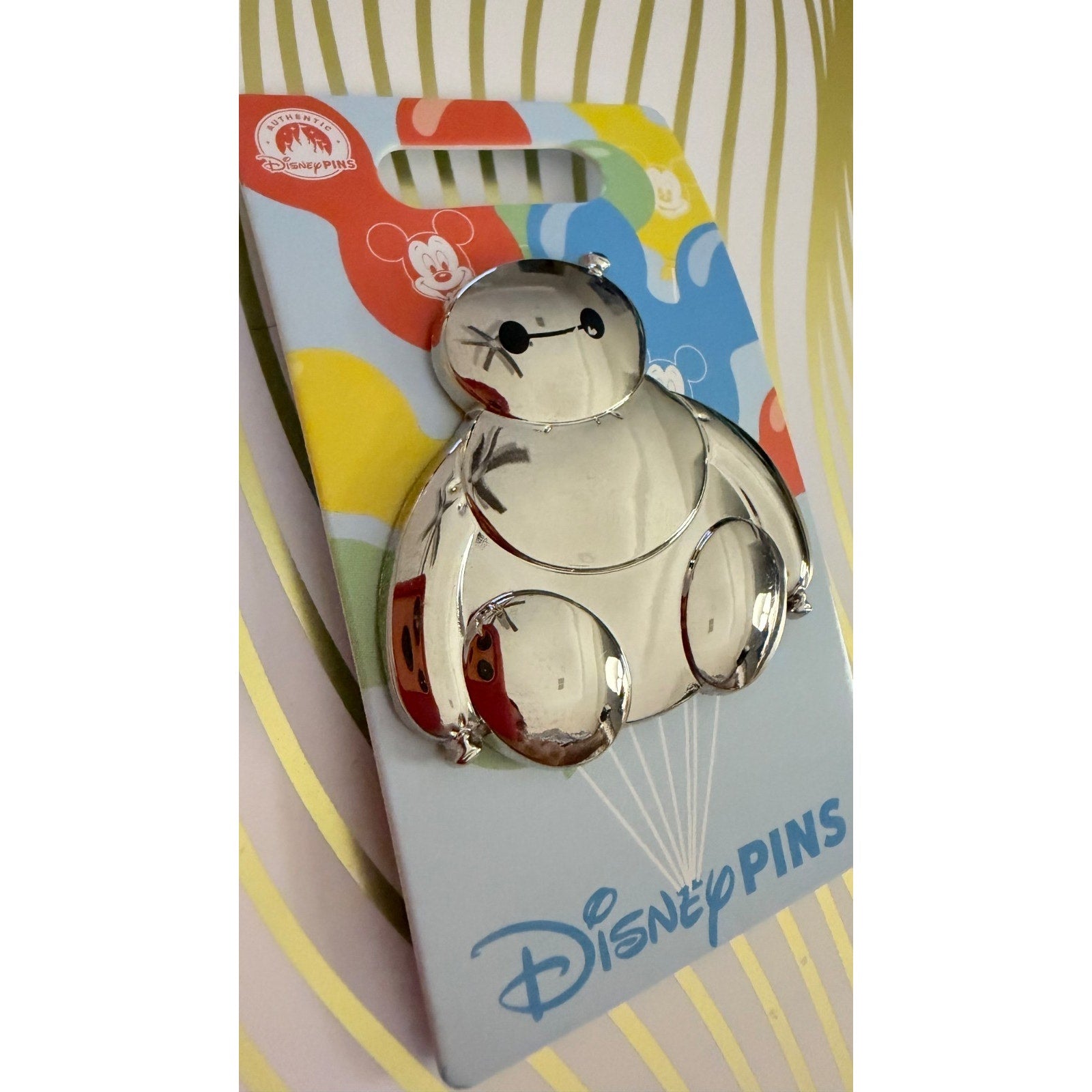 NEW Disney Parks Big Hero 6 Baymax Balloon Pin
