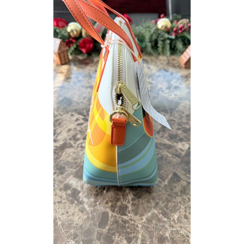NEW Disney Contemporary Resort Loungefly Handbag - Mary Blair Monorail Design