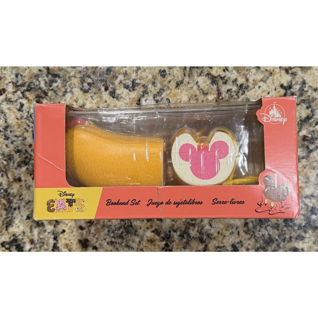 NEW Disney Parks Eats Snacks Collection Mickey Hot Dog Bookends