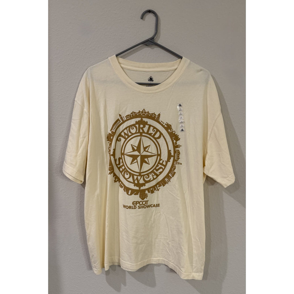 Disney Parks EPCOT World Showcase Compass T-Shirt Large NEW