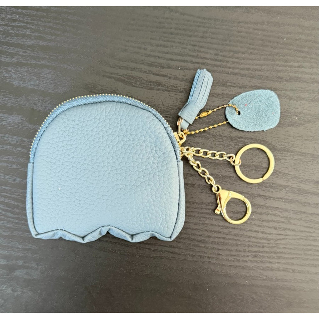 NEW Cute Cartoon Ghost Coin Purse Card Holder Big Eyes Leather Zipper