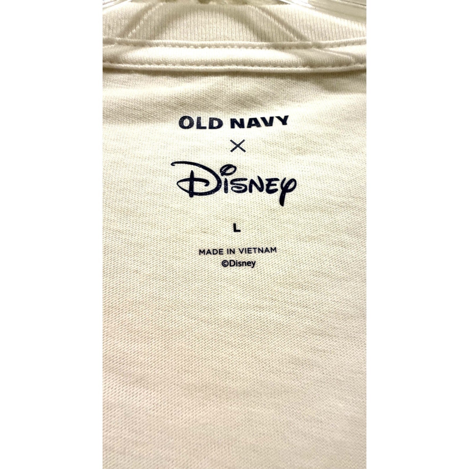 Old Navy x Disney Holiday Graphic T-Shirt White Mickey & Friends - Large