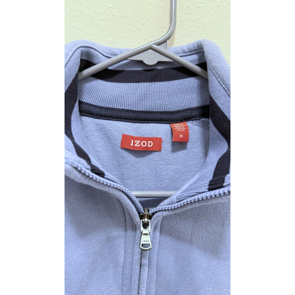 IZOD Men's Colony Blue Sueded Fleece Shirt - Size Medium - NWOT