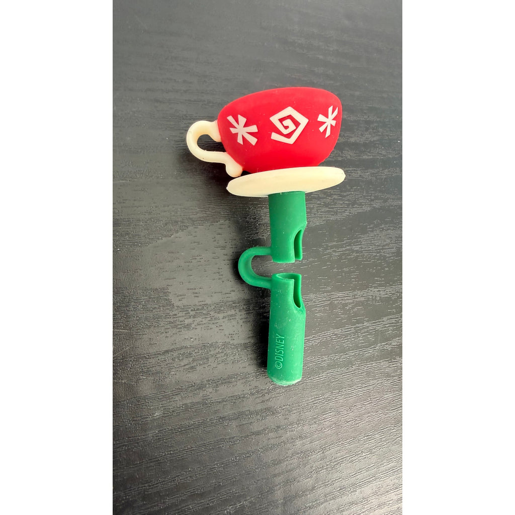 Starbucks x Disney Surprise Straw Topper Set – Mad Tea Party & Minnie Bow NEW