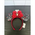 Disney Ear Headband - Epcot Italy Pavilion - Icons Black with Red Bow NWT