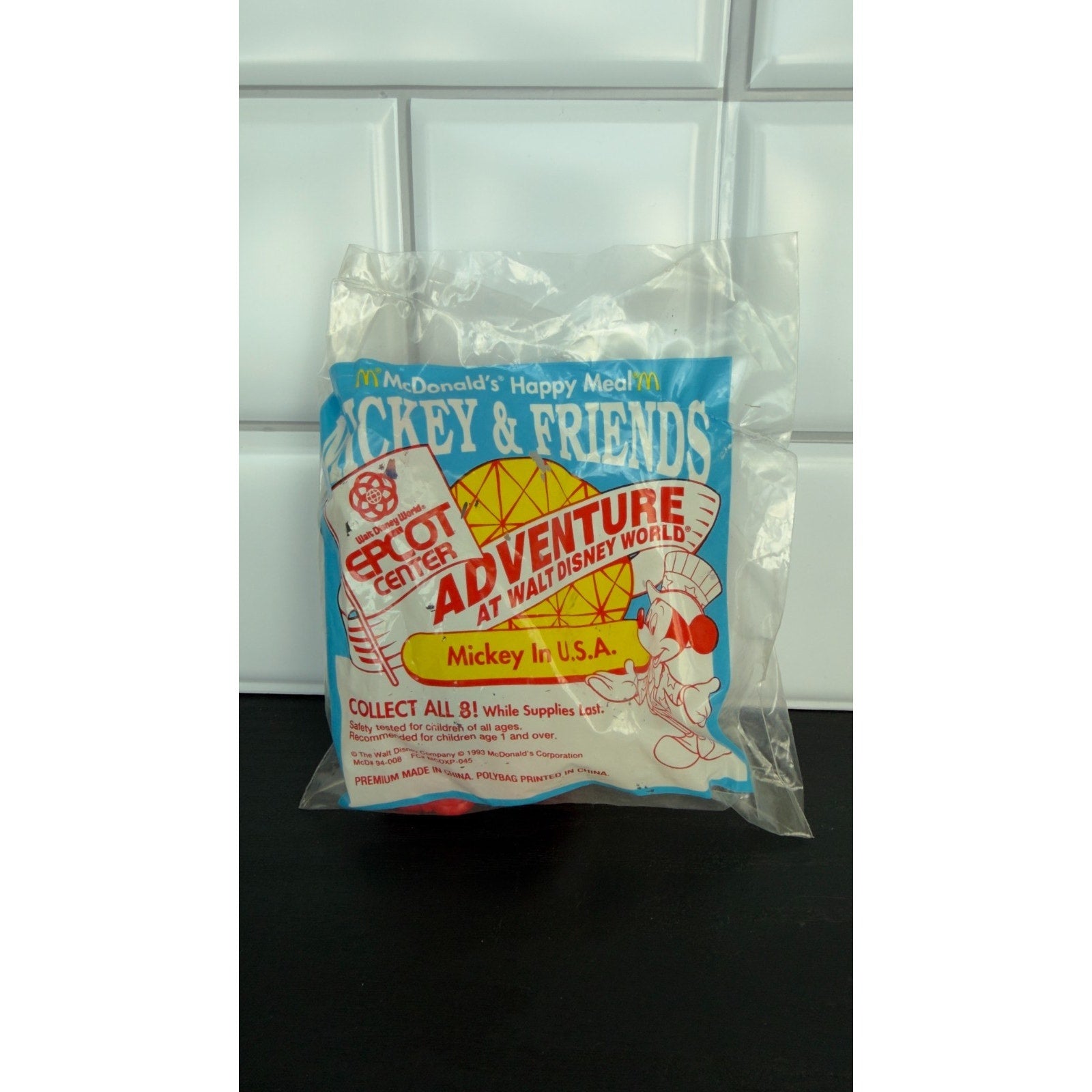 Vintage 1994 McDonald’s Disney’s Epcot Adventure Toy Lot - Set of 4 Sealed