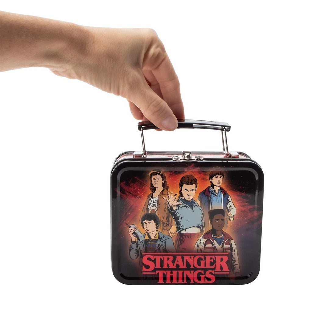 NEW Stranger Things Mini Retro Metal Lunch Box with Gummy Waffles