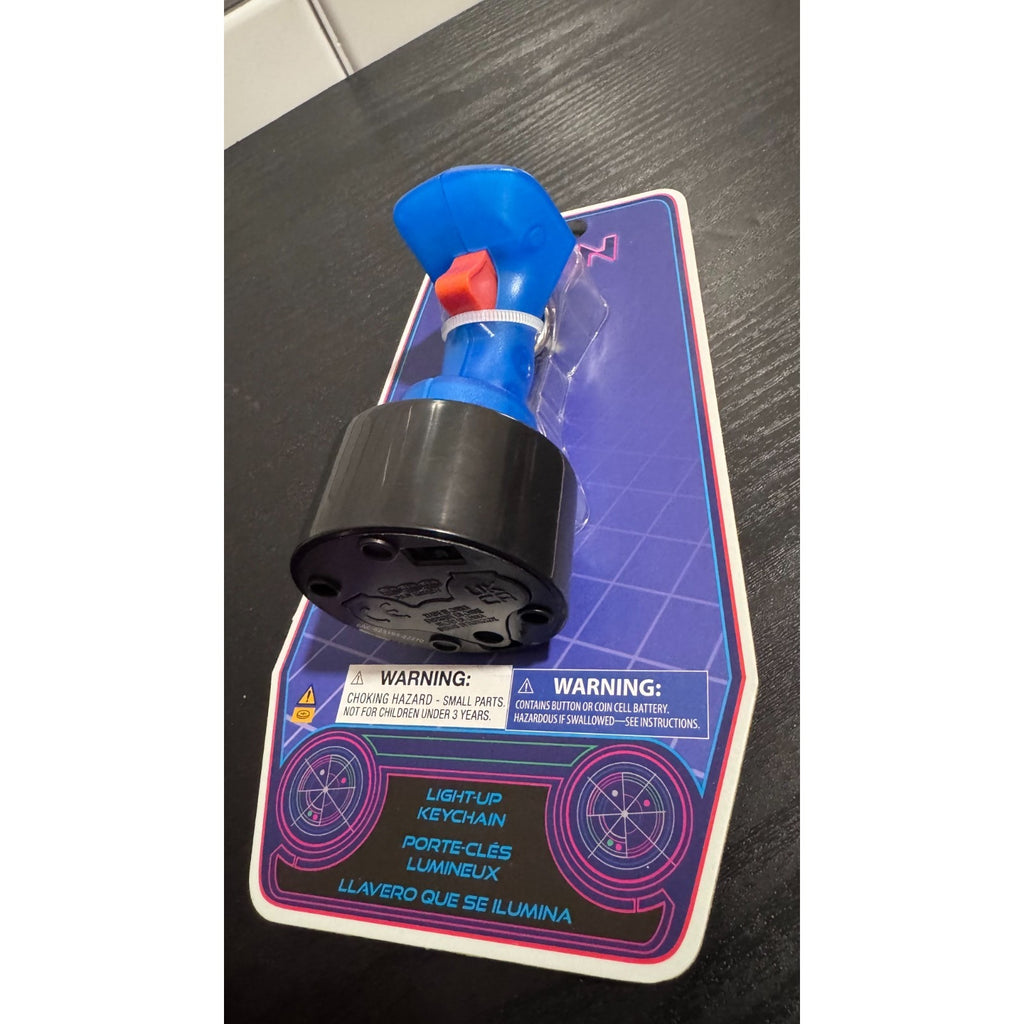 Disney Parks 2023 TRON Lightcycle Run Flynn's Arcade Joystick Light-Up Keychain