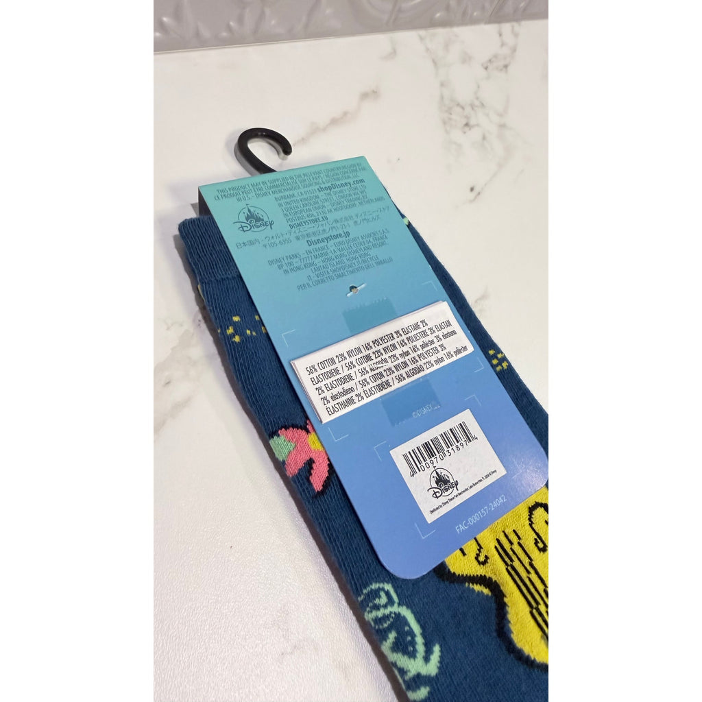Disney Parks Tiana's Bayou Adventure Adult Crew Socks NWT